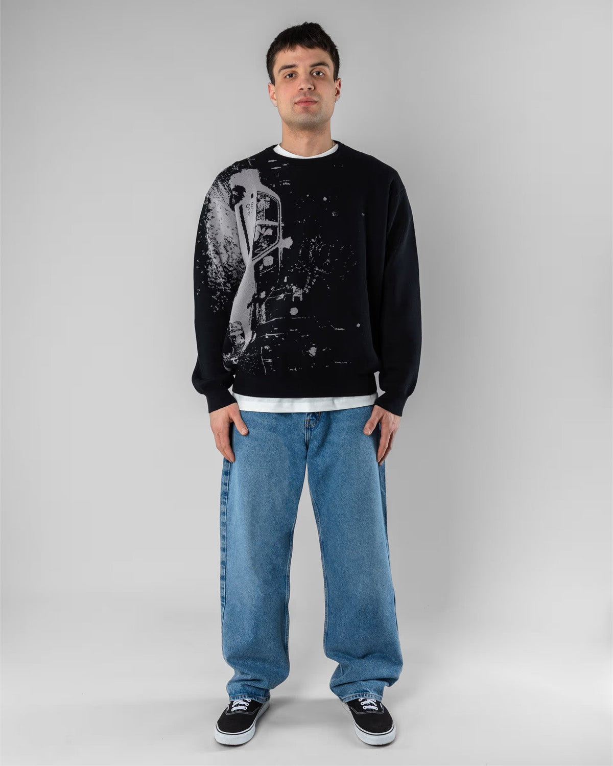 Jacquard Knit Sweater 25SS