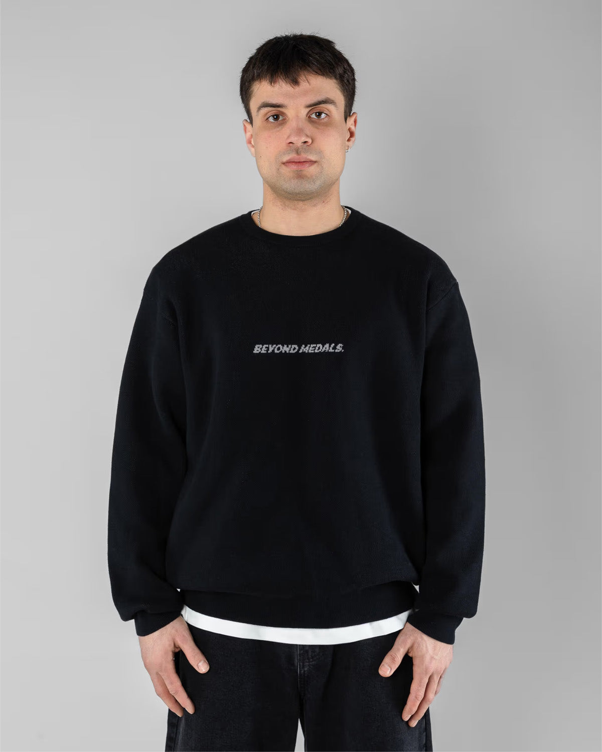 Jacquard Knit Sweater 25SS