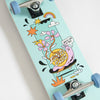 8.0in x 30.5in SKATE LIKE A GIRL FULL SKATEBOARD COMPLETE