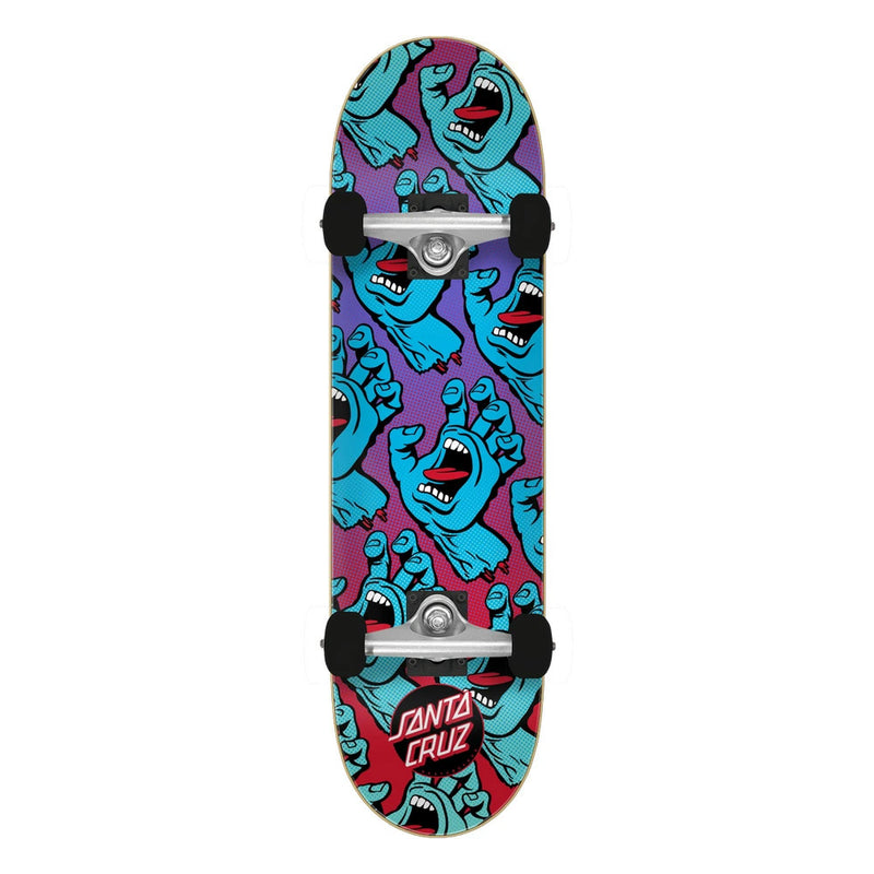 7.5in x 28.25in GRADIENT HAND MICRO SKATEBOARD COMPLETE