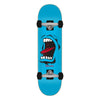 8.0in x 31.25in FULL SCREAMING BIG MOUTH BLUE SKATEBOARD COMPLETE