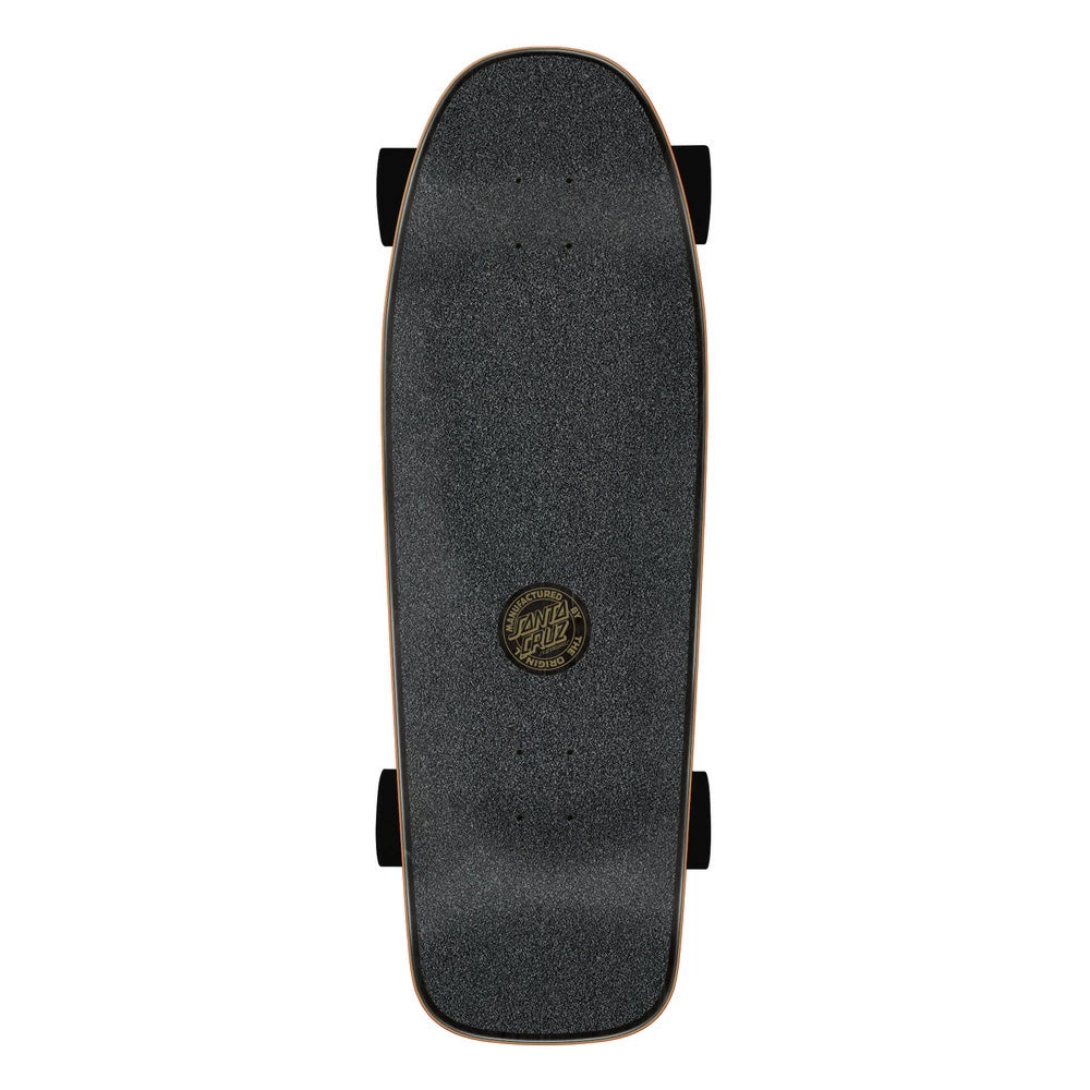 9.8in x 30.2in FLAME DOT ROUTE SURF SKATE CARVER CRUZER