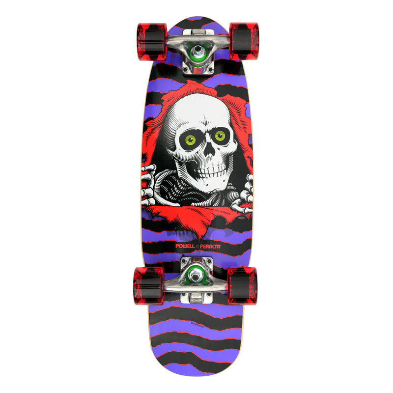 7.5in x 24in MICRO MINI RIPPER CRUISER COMPLETE PURPLE/RED