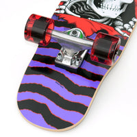 7.5in x 24in MICRO MINI RIPPER CRUISER COMPLETE PURPLE/RED