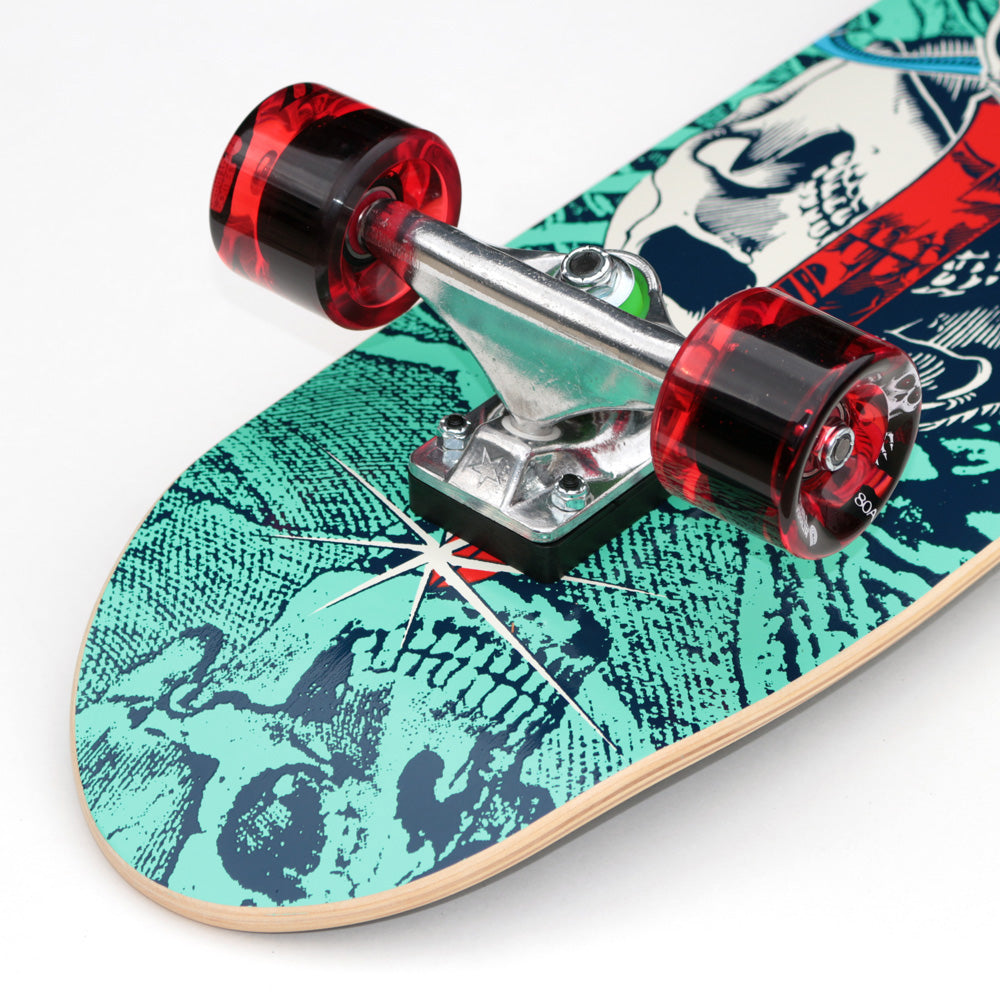 8.0in x 30in SKULL & SWORD CRUISER COMPLETE MINT/NAVY – ハスコ