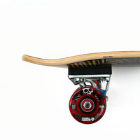 8.0in x 26.06in MIKE VALLELY BABY ELEPHANT CRUISER SKATEBOARD COMPLETE YELLOW/BLACK