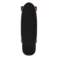 7.5in x 24.0in RIPPER CRUISER SKATEBOARD COMPLETE SILVER/BLUE