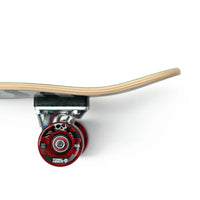 7.5in x 24.0in RIPPER CRUISER SKATEBOARD COMPLETE SILVER/BLUE