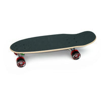 7.5in x 24.0in RIPPER CRUISER SKATEBOARD COMPLETE SILVER/BLUE