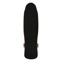 8.0in x 29.5in CAB STREET DRAGON CRUISER SKATEBOARD COMPLETE BLACK/RED