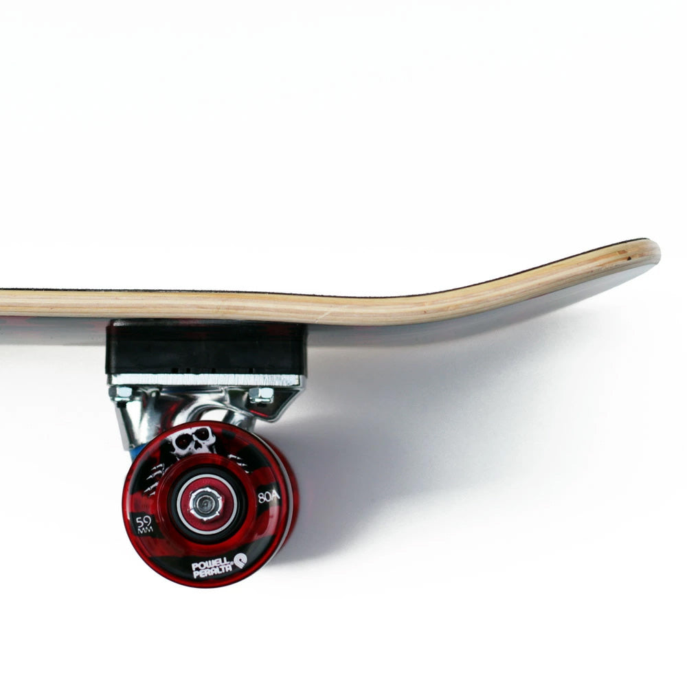 8.0in x 29.5in CAB STREET DRAGON CRUISER SKATEBOARD COMPLETE BLACK/RED