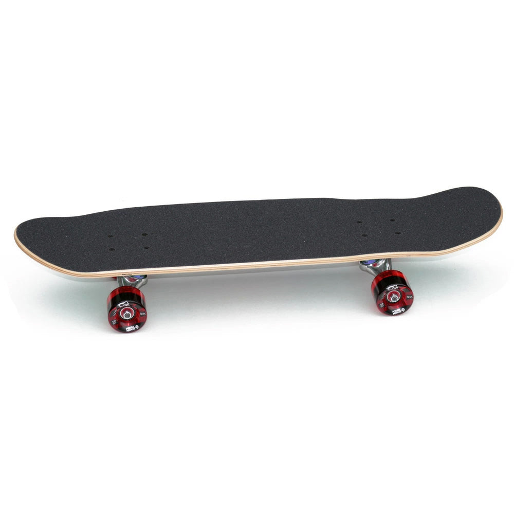8.0in x 30.0in SKULL&SWORD CRUISER SKATEBOARD COMPLETE NAVY/RED