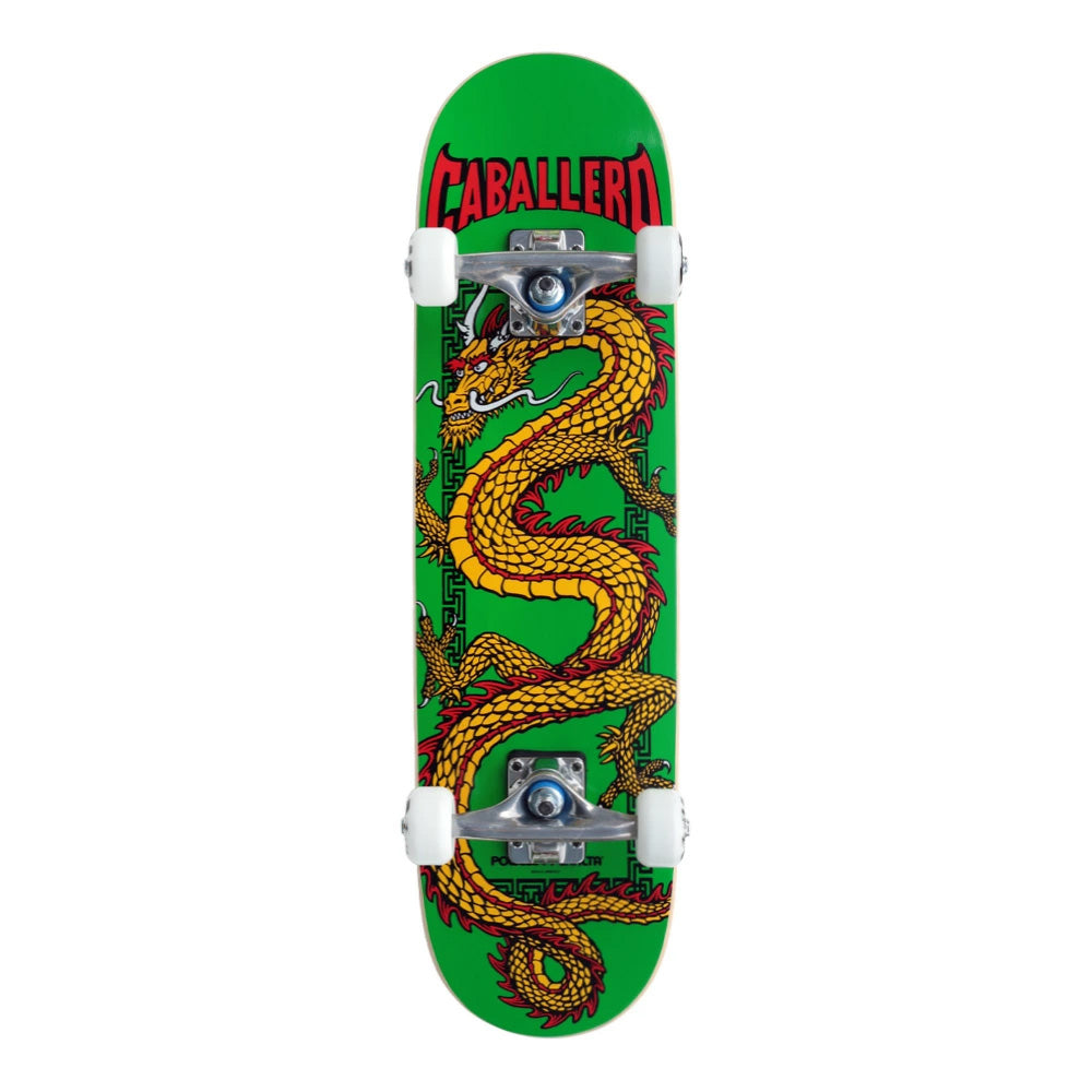 7.5in x 28.65in CAB CHINESE DRAGON SKATEBOARD COMPLETE GREEN