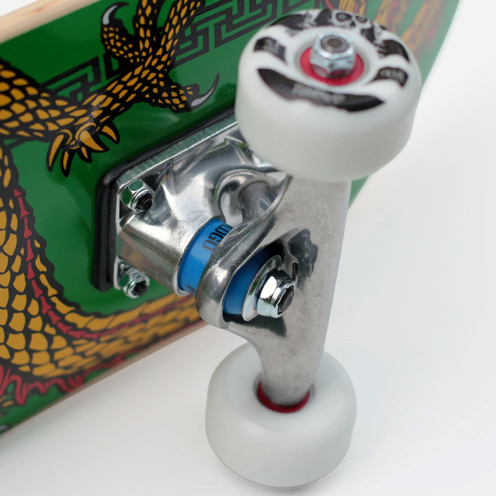 7.5in x 28.65in CAB CHINESE DRAGON SKATEBOARD COMPLETE GREEN