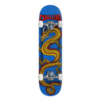 7.75in x 31.08in CAB CHINESE DRAGON SKATEBOARD COMPLETE ROYAL BLUE