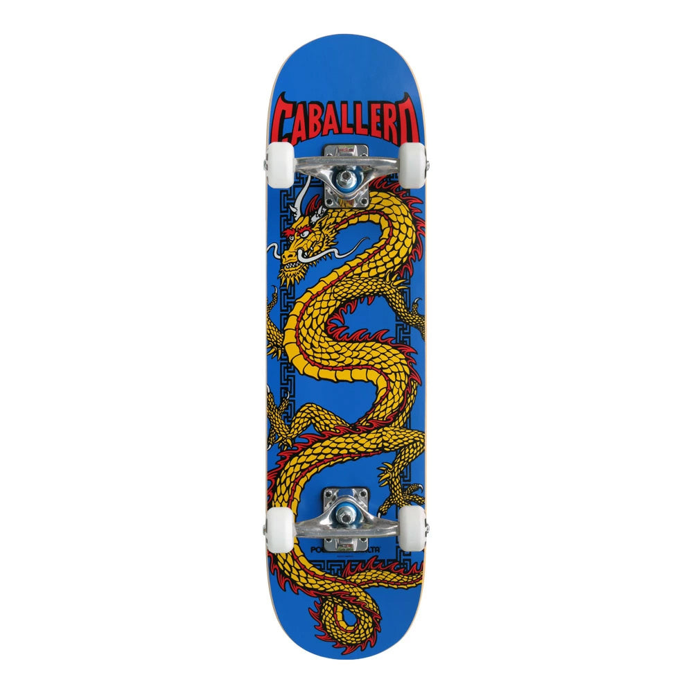 7.75in x 31.08in CAB CHINESE DRAGON SKATEBOARD COMPLETE ROYAL BLUE