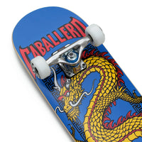 7.75in x 31.08in CAB CHINESE DRAGON SKATEBOARD COMPLETE ROYAL BLUE