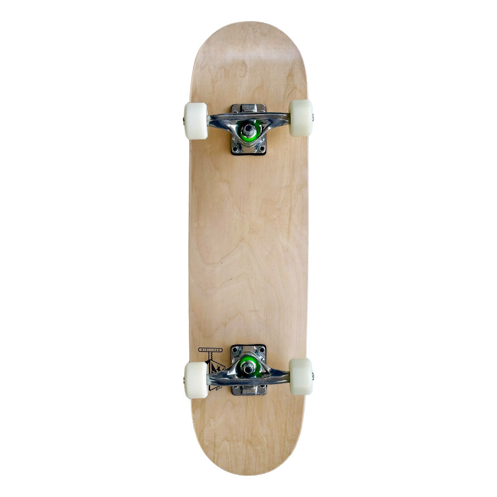 7.5in x 28.65in DETONATOR SKATEBOARD COMPLETE NATURAL