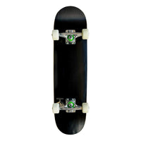 7.5in x 28.65in DETONATOR SKATEBOARD COMPLETE BLACK