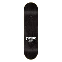 8.0in x 31.6in THRASHER SCREAMING FLAME LOGO TEAM SKATEBOARD DECK