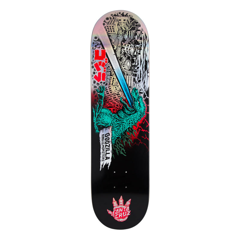 8.25in x 31.8in GODZILLA O'BRIEN REAPER SKATEBOARD DECK