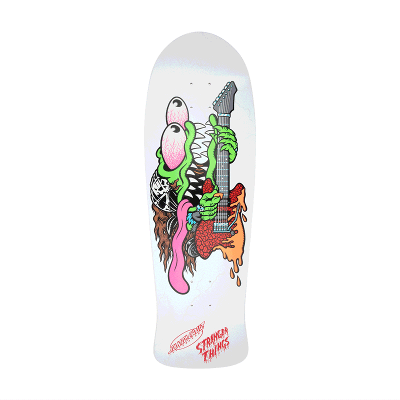 10.1in x 31.13in STRANGER THINGS MEEK EDDIE SLASHER REVEAL SKATEBOARD DECK