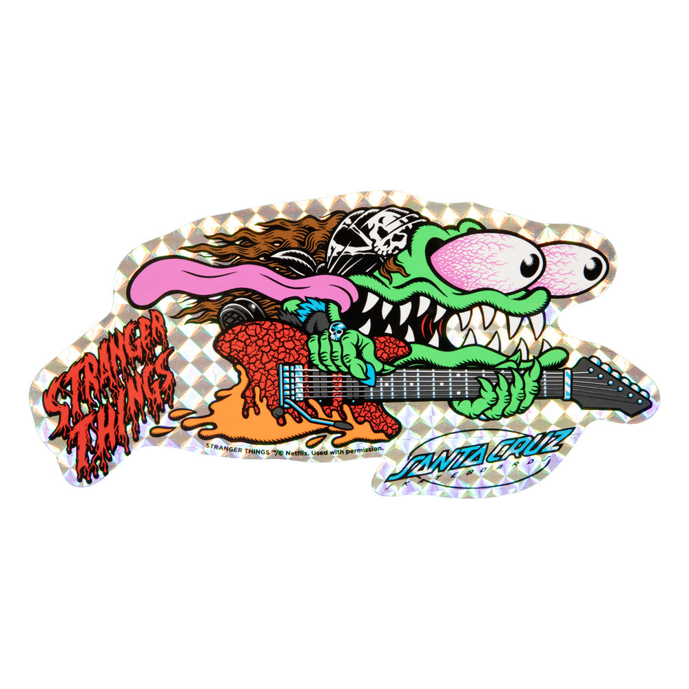 10.1in x 31.13in STRANGER THINGS MEEK EDDIE SLASHER REVEAL SKATEBOARD DECK