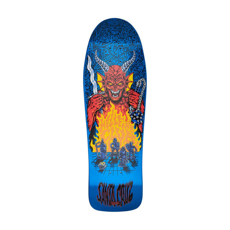 10.07in x 31.275in STRANGER THINGS KNOX HELLFIRE PIT SKATEBOARD DECK