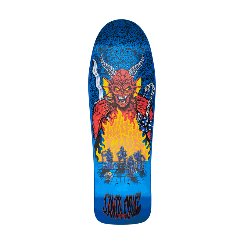 10.07in x 31.275in STRANGER THINGS KNOX HELLFIRE PIT SKATEBOARD DECK