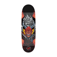 9.0in x 32.0in STRANGER THINGS HELLFIRE CLUB FLAMES  SKATEBOARD DECK