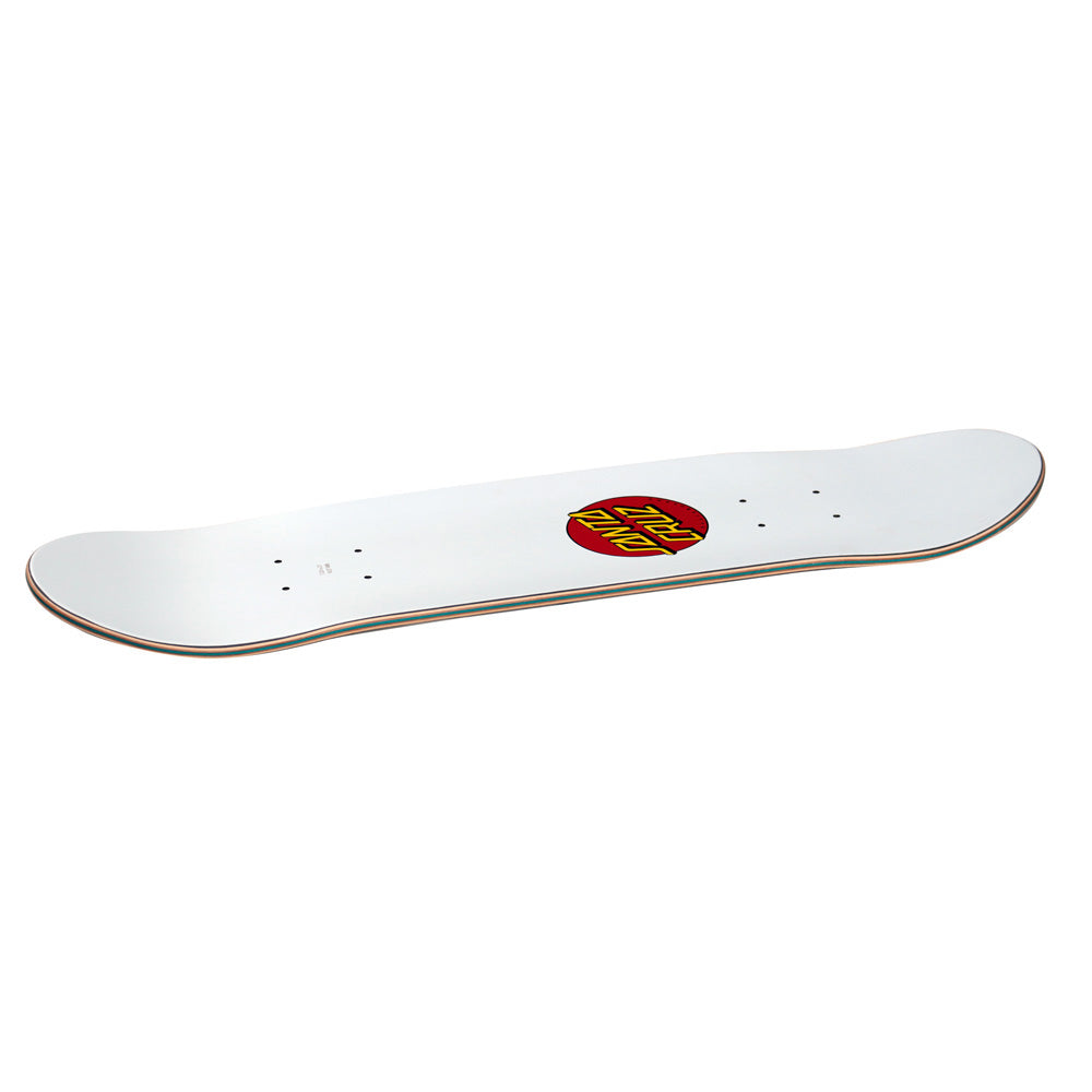 7.25in x 27.0in SCREAMING HAND WHITE  TEAM SKATEBOARD DECK