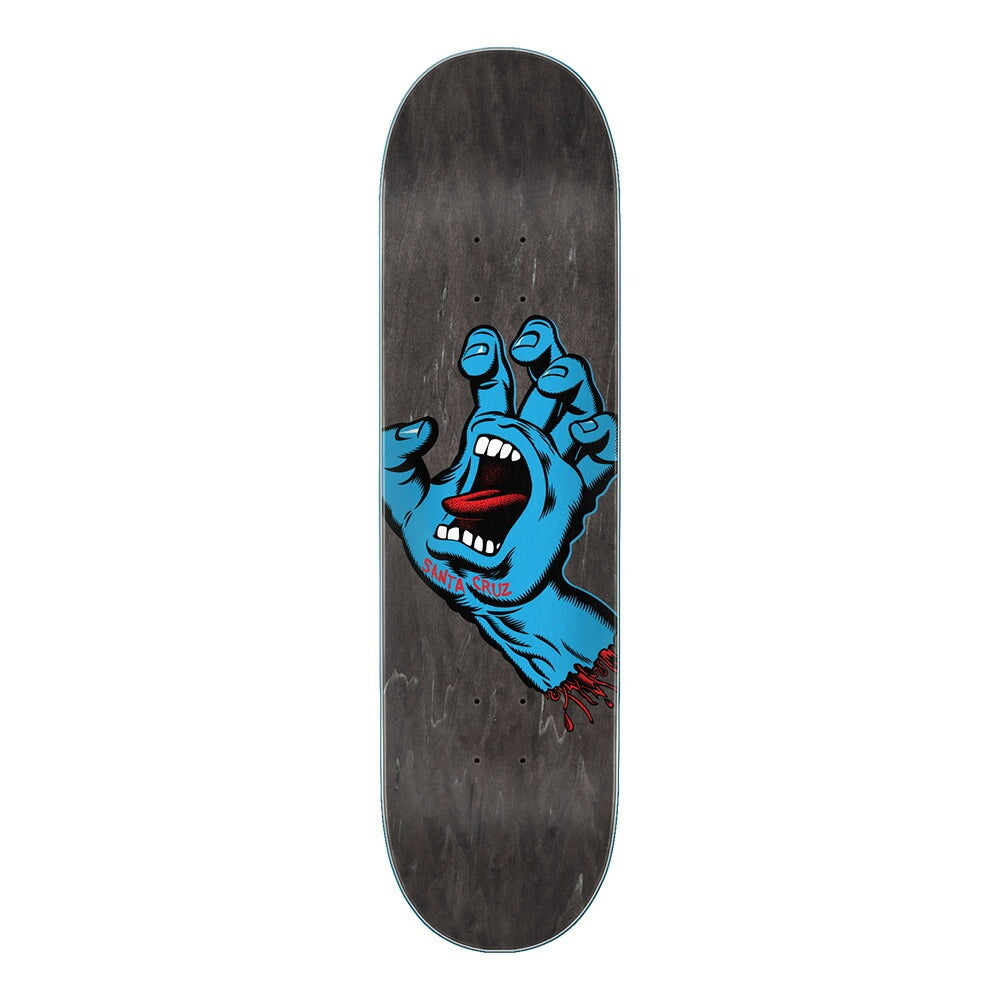 8.0in x 31.5in SCREAMING HAND SKATEBOARD DECK