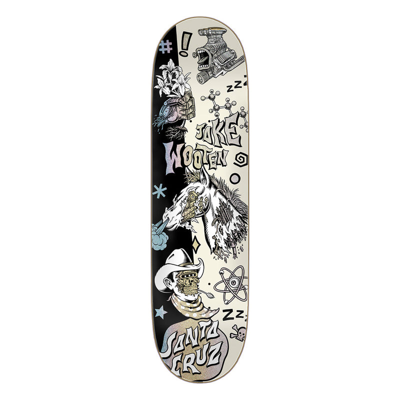 8.5in x 32.2in WOOTEN FEVER DREAM VX SKATEBOARD DECK