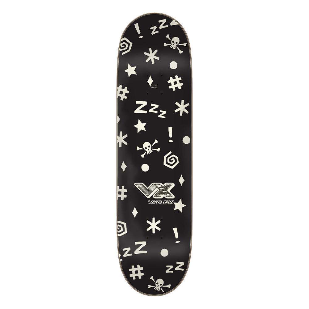 8.5in x 32.2in WOOTEN FEVER DREAM VX SKATEBOARD DECK