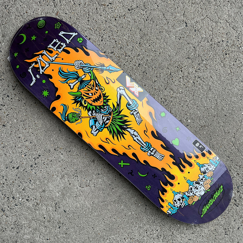 8.8in x 31.95in SALBA RESURRECTION VX SKATEBOARD DECK