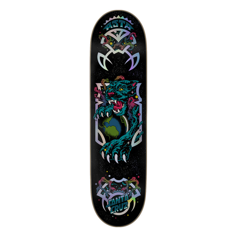 8.25in x 31.83in ASTA SPACE CAT VX SKATEBOARD DECK