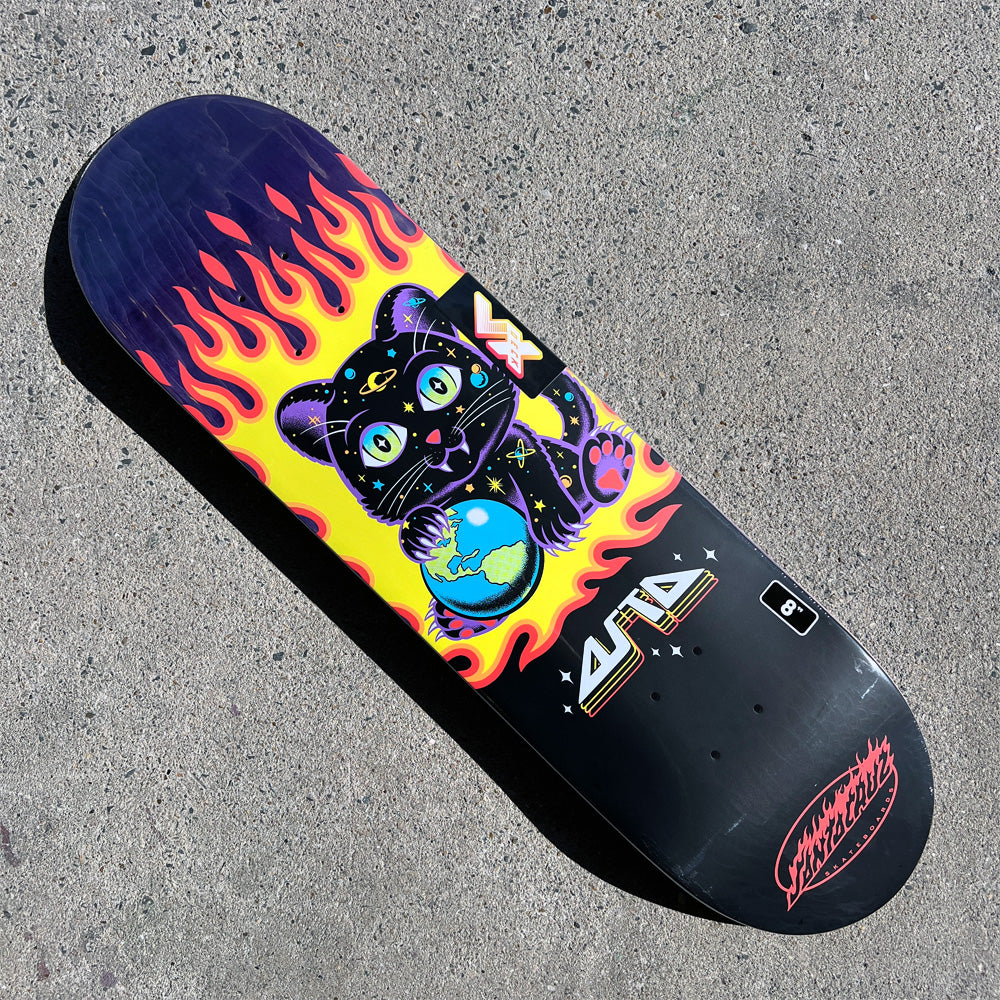 8.0in x 30.5in ASTA SPACE KITTEN VX SKATEBOARD DECK – ハスコ