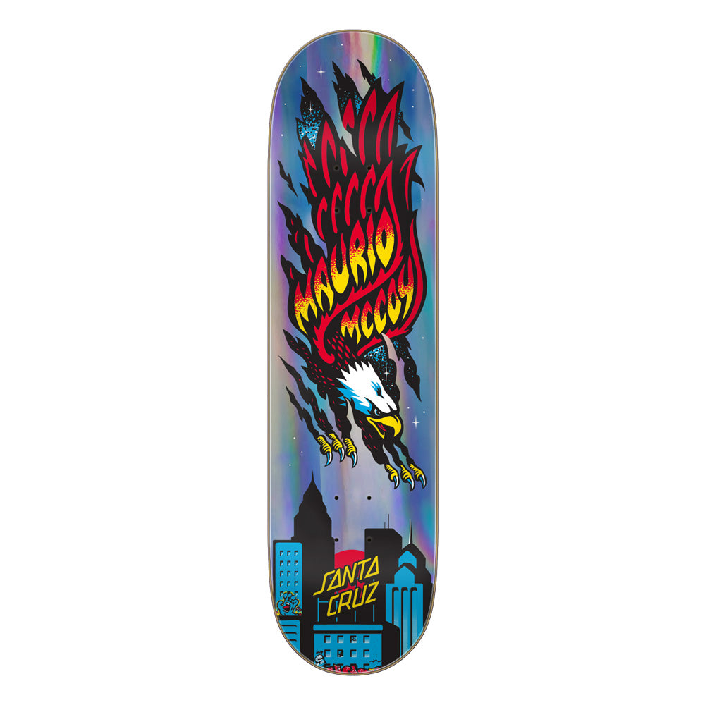 8.25in x 31.83in MCCOY RIPPING EAGLE VX SKATEBOARD DECK