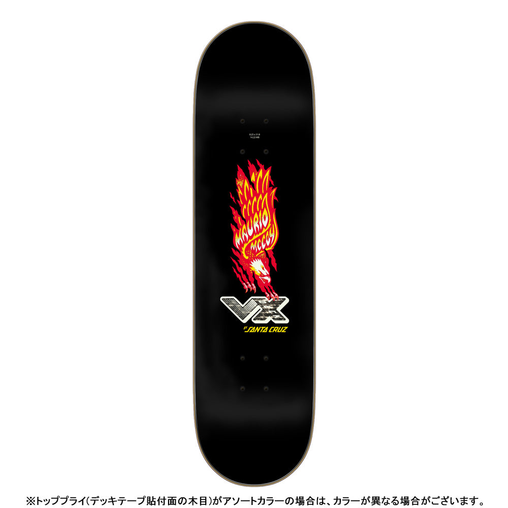 8.25in x 31.83in MCCOY RIPPING EAGLE VX SKATEBOARD DECK