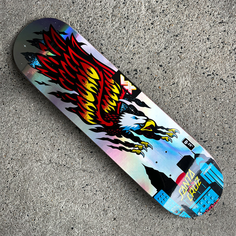 8.25in x 31.83in MCCOY RIPPING EAGLE VX SKATEBOARD DECK