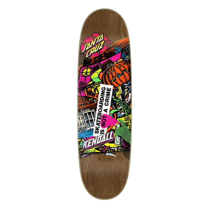 9.0in x 32.0in KENDALL STREET ART COLLAGE VX SKATEBOARD DECK