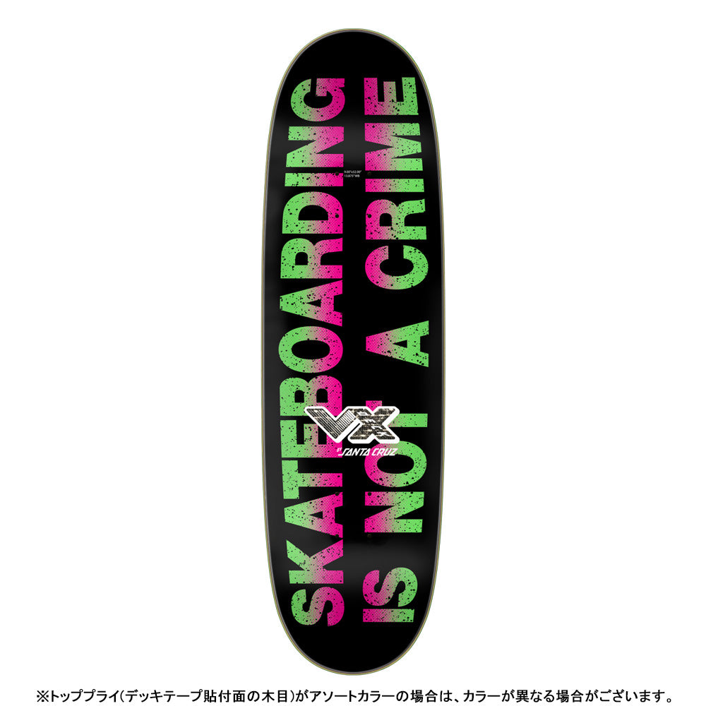 9.0in x 32.0in KENDALL STREET ART COLLAGE VX SKATEBOARD DECK