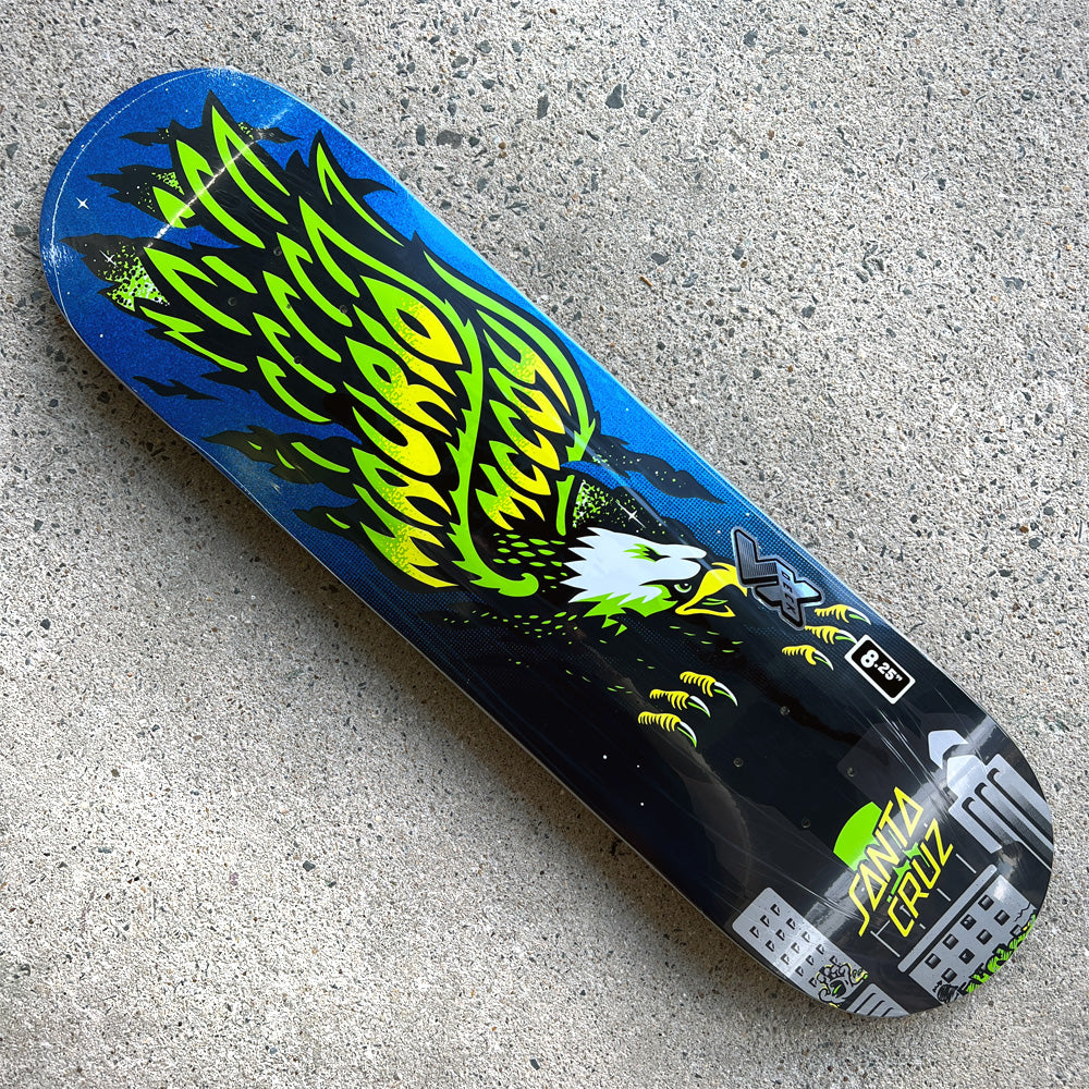 8.25in x 31.83in McCOY RIPPING EAGLE TWIN VX SKATEBOARD SKATEBOARD DECK