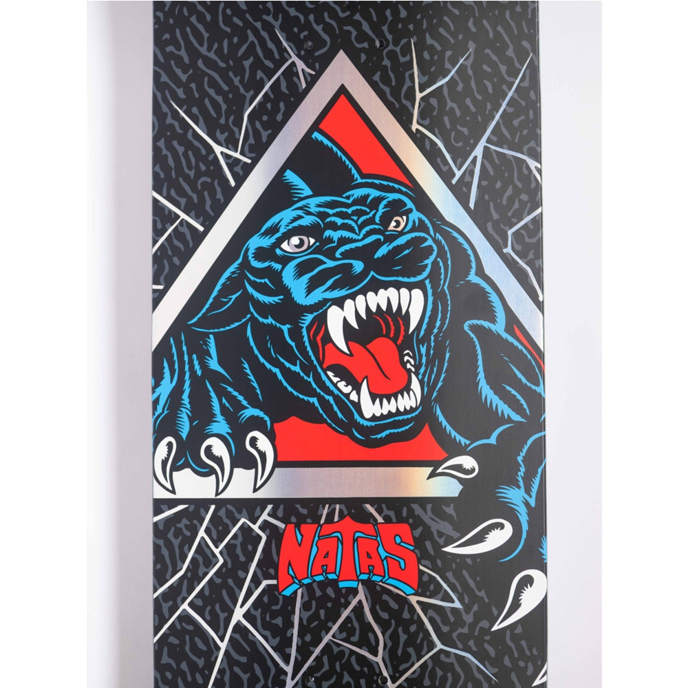 9.0in x 32.15in NATAS SHATTERED PANTHER VX SKATEBOARD SKATEBOARD DECK