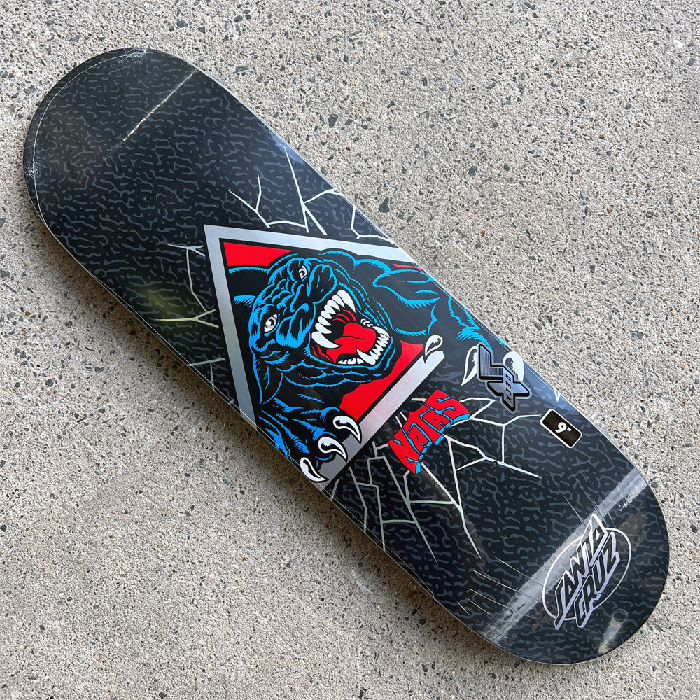 9.0in x 32.15in NATAS SHATTERED PANTHER VX SKATEBOARD SKATEBOARD DECK