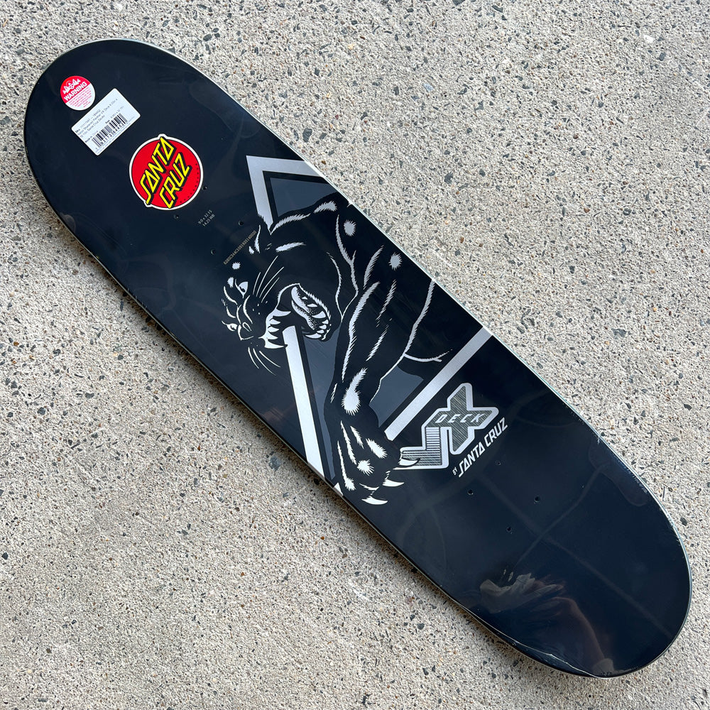 9.0in x 32.15in NATAS SHATTERED PANTHER VX SKATEBOARD SKATEBOARD DECK