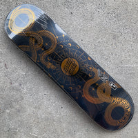 8.25in x 31.83in McCOY SNAKES TWIN VX SKATEBOARD DECK