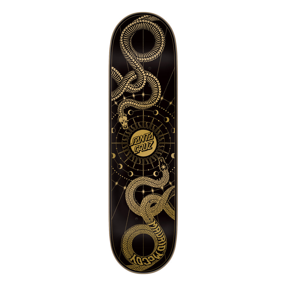 8.25in x 31.83in McCOY SNAKES TWIN VX SKATEBOARD DECK