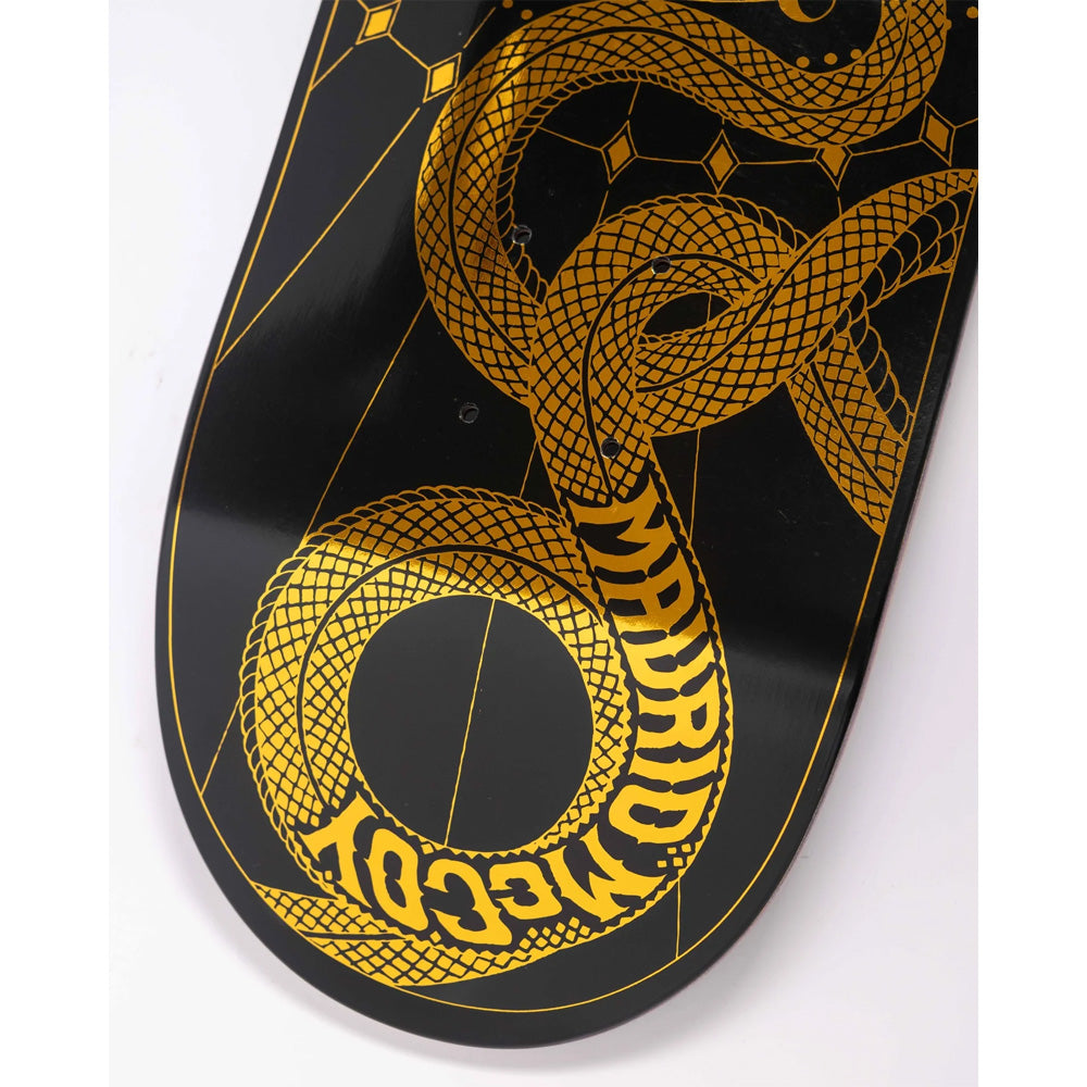 8.25in x 31.83in McCOY SNAKES TWIN VX SKATEBOARD DECK