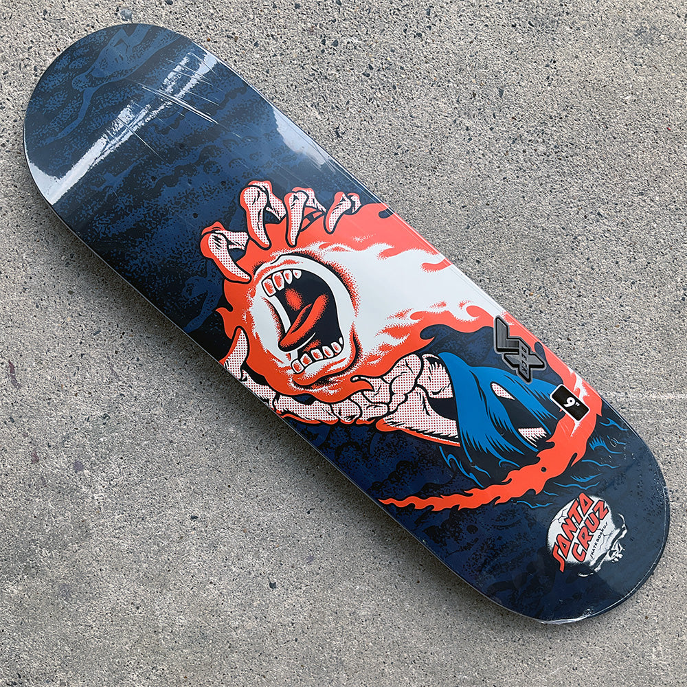 9.0in x 32.15in OBRIEN REAPER HAND VX SKATEBOARD DECK